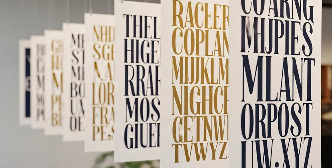 showcasing font