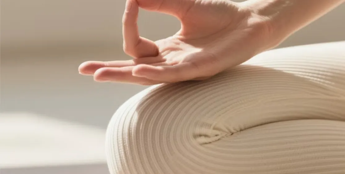someone doing yoga